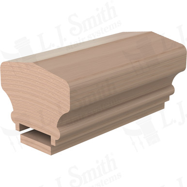 L.J. Smith Plowed Handrail · LJ-6701PFJ1/6000F-M — stair parts selection with LeviArs Design & Remodeling