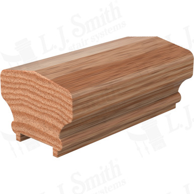 L.J. Smith Plowed Handrail · LJ-6701PFJ1-O — stair parts selection with LeviArs Design & Remodeling