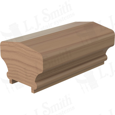 L.J. Smith Plowed Handrail · LJ-6701PFJ1-P — stair parts selection with LeviArs Design & Remodeling