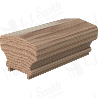 L.J. Smith Plowed Handrail · LJ-6701PFJ114-HK — stair parts selection with LeviArs Design & Remodeling