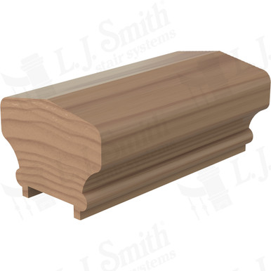 L.J. Smith Plowed Handrail · LJ-6701PSC-08-P — stair parts selection with LeviArs Design & Remodeling