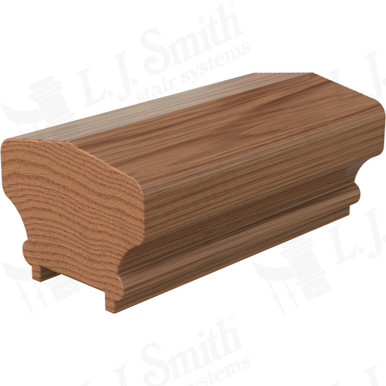 L.J. Smith Plowed Handrail · LJ-6701PSC-08-WO — stair parts selection with LeviArs Design & Remodeling