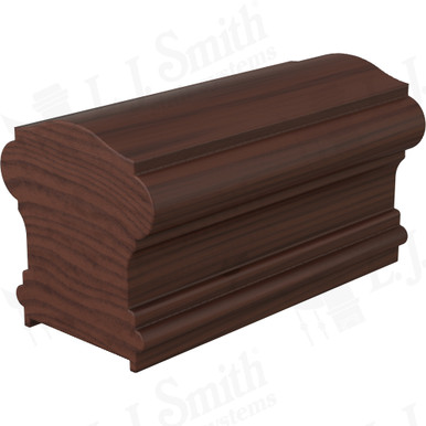L.J. Smith Plowed Handrail · LJ-6900P-08-W — stair parts selection with LeviArs Design & Remodeling