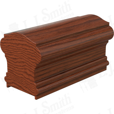 L.J. Smith Plowed Handrail · LJ-6900P-10-BRZC — stair parts selection with LeviArs Design & Remodeling