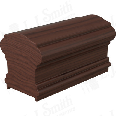 L.J. Smith Plowed Handrail · LJ-6900P-10-W — stair parts selection with LeviArs Design & Remodeling