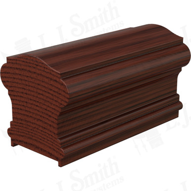 L.J. Smith Plowed Handrail · LJ-6900P-12-MH — stair parts selection with LeviArs Design & Remodeling