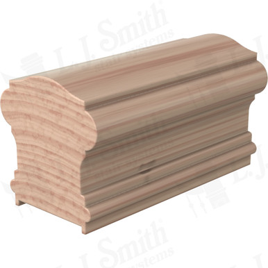 L.J. Smith Plowed Handrail · LJ-6900P-14-B — stair parts selection with LeviArs Design & Remodeling