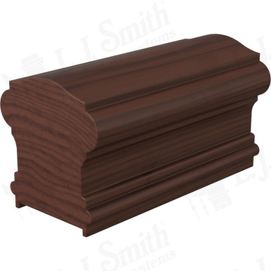 L.J. Smith Plowed Handrail · LJ-6900P-14-W — stair parts selection with LeviArs Design & Remodeling