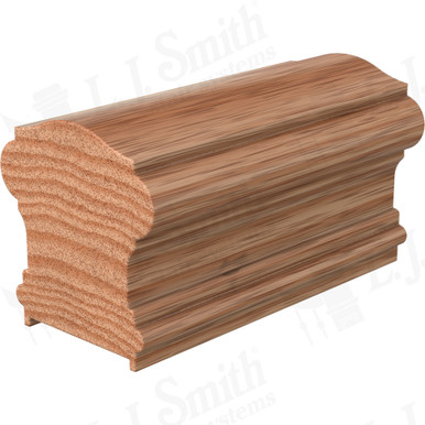 L.J. Smith Plowed Handrail · LJ-6900P-18-O — stair parts selection with LeviArs Design & Remodeling