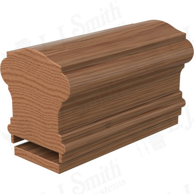 L.J. Smith Plowed Handrail · LJ-6900PFJ1/07-WO — stair parts selection with LeviArs Design & Remodeling