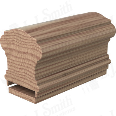 L.J. Smith Plowed Handrail · LJ-6900P/6007-10-HK — stair parts selection with LeviArs Design & Remodeling