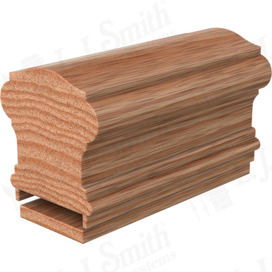 L.J. Smith Plowed Handrail · LJ-6900P/6007-12-O — stair parts selection with LeviArs Design & Remodeling