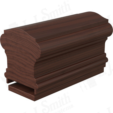 L.J. Smith Plowed Handrail · LJ-6900PFJ1/07-W — stair parts selection with LeviArs Design & Remodeling
