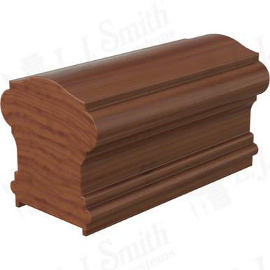 L.J. Smith Plowed Handrail · LJ-6900PFJ1-C — stair parts selection with LeviArs Design & Remodeling