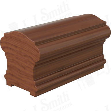 L.J. Smith Plowed Handrail · LJ-6900PS0-08-C — stair parts selection with LeviArs Design & Remodeling