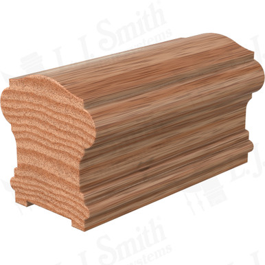 L.J. Smith Plowed Handrail · LJ-6900PS0-08-O — stair parts selection with LeviArs Design & Remodeling