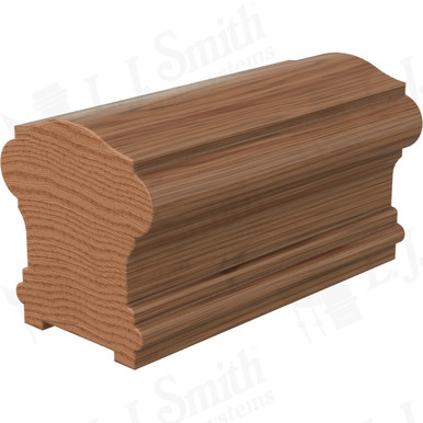 L.J. Smith Plowed Handrail · LJ-6900PS0-12-WO — stair parts selection with LeviArs Design & Remodeling