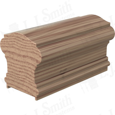 L.J. Smith Plowed Handrail · LJ-6900PSC-08-HK — stair parts selection with LeviArs Design & Remodeling