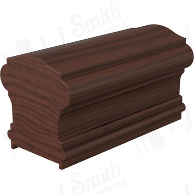 L.J. Smith Plowed Handrail · LJ-6900PSC-08-W — stair parts selection with LeviArs Design & Remodeling