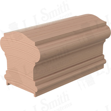 L.J. Smith Plowed Handrail · LJ-6900PSC-10-HM — stair parts selection with LeviArs Design & Remodeling