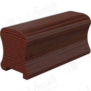 L.J. Smith Plowed Handrail · LJ-6A10P0-10-MH — stair parts selection with LeviArs Design & Remodeling