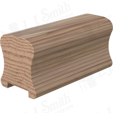 L.J. Smith Plowed Handrail · LJ-6A10P0-12-HK — stair parts selection with LeviArs Design & Remodeling