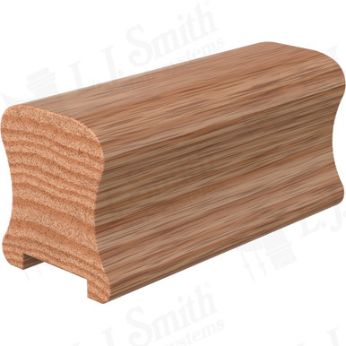 L.J. Smith Plowed Handrail · LJ-6A10P0-18-O — stair parts selection with LeviArs Design & Remodeling