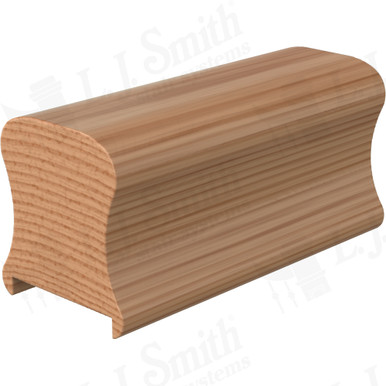 L.J. Smith Plowed Handrail · LJ-6A10P1-08-AL — stair parts selection with LeviArs Design & Remodeling