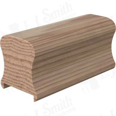 L.J. Smith Plowed Handrail · LJ-6A10P1-08-HK — stair parts selection with LeviArs Design & Remodeling