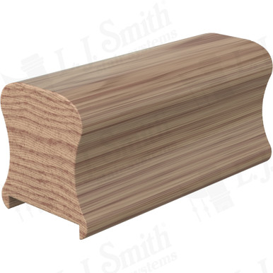 L.J. Smith Plowed Handrail · LJ-6A10P1-10-HK — stair parts selection with LeviArs Design & Remodeling