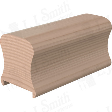 L.J. Smith Plowed Handrail · LJ-6A10P1-10-M — stair parts selection with LeviArs Design & Remodeling