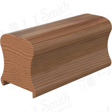 L.J. Smith Plowed Handrail · LJ-6A10P1-10-WO — stair parts selection with LeviArs Design & Remodeling