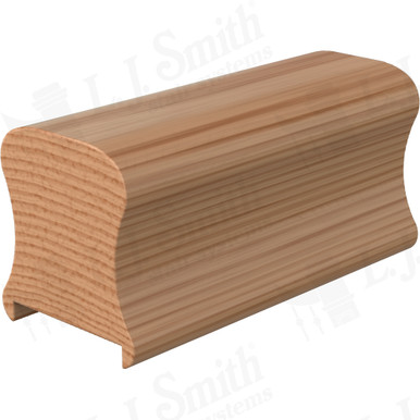 L.J. Smith Plowed Handrail · LJ-6A10P1-14-AL — stair parts selection with LeviArs Design & Remodeling