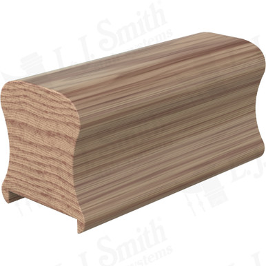 L.J. Smith Plowed Handrail · LJ-6A10P1-14-HK — stair parts selection with LeviArs Design & Remodeling