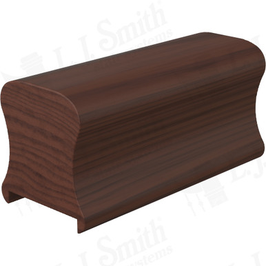 L.J. Smith Plowed Handrail · LJ-6A10P1-14-W — stair parts selection with LeviArs Design & Remodeling