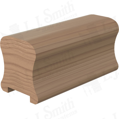 L.J. Smith Plowed Handrail · LJ-6A10PC0-12-P — stair parts selection with LeviArs Design & Remodeling