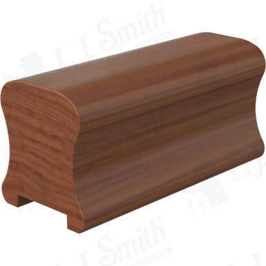 L.J. Smith Plowed Handrail · LJ-6A10PC0-16-C — stair parts selection with LeviArs Design & Remodeling
