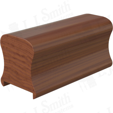 L.J. Smith Plowed Handrail · LJ-6A10PC1-08-C — stair parts selection with LeviArs Design & Remodeling