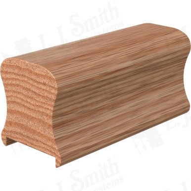 L.J. Smith Plowed Handrail · LJ-6A10PC1-08-O — stair parts selection with LeviArs Design & Remodeling