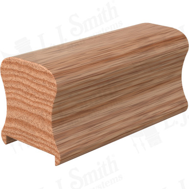 L.J. Smith Plowed Handrail · LJ-6A10PC1-10-O — stair parts selection with LeviArs Design & Remodeling