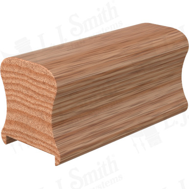L.J. Smith Plowed Handrail · LJ-6A10PC1-11-O — stair parts selection with LeviArs Design & Remodeling
