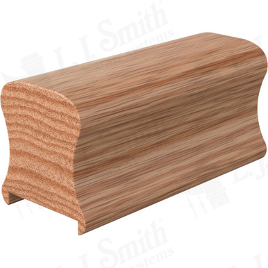 L.J. Smith Plowed Handrail · LJ-6A10PC1-14-O — stair parts selection with LeviArs Design & Remodeling