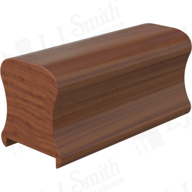 L.J. Smith Plowed Handrail · LJ-6A10PC1-16-C — stair parts selection with LeviArs Design & Remodeling