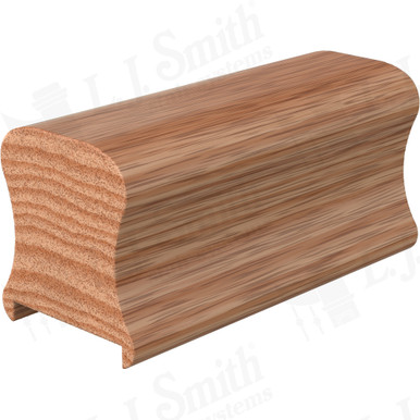 L.J. Smith Plowed Handrail · LJ-6A10PC1-16-O — stair parts selection with LeviArs Design & Remodeling