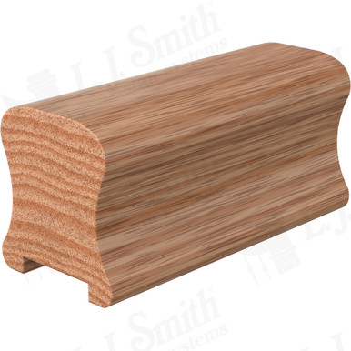 L.J. Smith Plowed Handrail · LJ-6A10PS0-08-O — stair parts selection with LeviArs Design & Remodeling