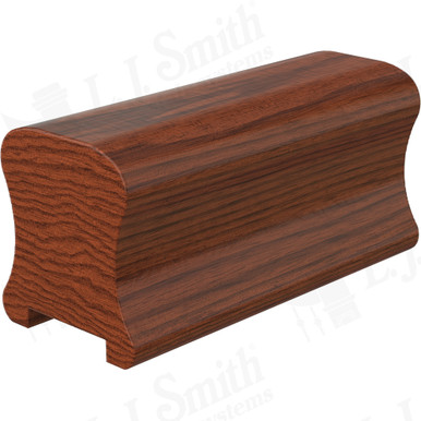 L.J. Smith Plowed Handrail · LJ-6A10PS0-10-BRZC — stair parts selection with LeviArs Design & Remodeling