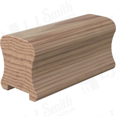 L.J. Smith Plowed Handrail · LJ-6A10PS0-10-HK — stair parts selection with LeviArs Design & Remodeling