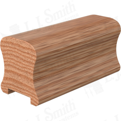 L.J. Smith Plowed Handrail · LJ-6A10PS0-10-O — stair parts selection with LeviArs Design & Remodeling