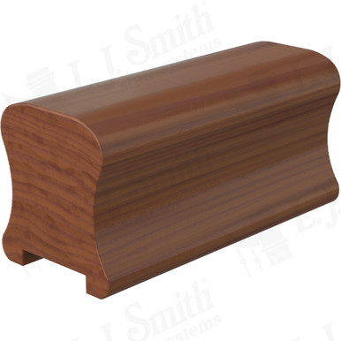 L.J. Smith Plowed Handrail · LJ-6A10PS0-14-C — stair parts selection with LeviArs Design & Remodeling