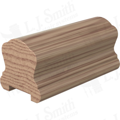 L.J. Smith Plowed Handrail · LJ-6B10P0-08-HK — stair parts selection with LeviArs Design & Remodeling